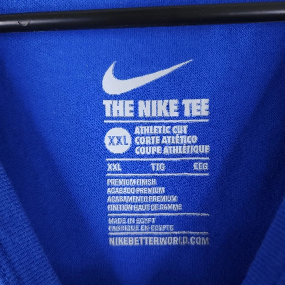 Nike Tank Top Mens XXL Purple Blue‎ Athletic Cut Graphic Sleeveless Streetwear